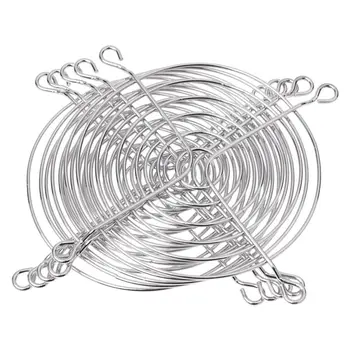 

5 Pcs 90 x 90mm Cooling Fan Grill Metal Wire Finger Guards
