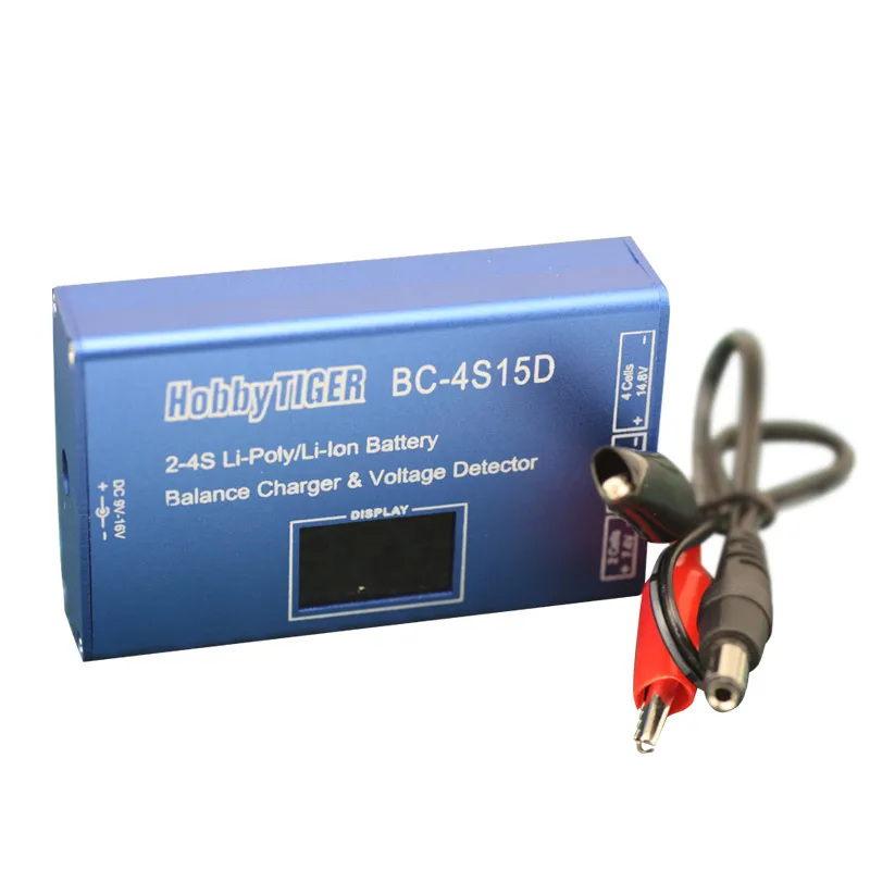 

BC-4S15D Battery Lithium Lipo Balance Charger with Voltage Display Screen 1500mA for 2s 3s 4s RC FPV Quadcopter Frame Drone kit