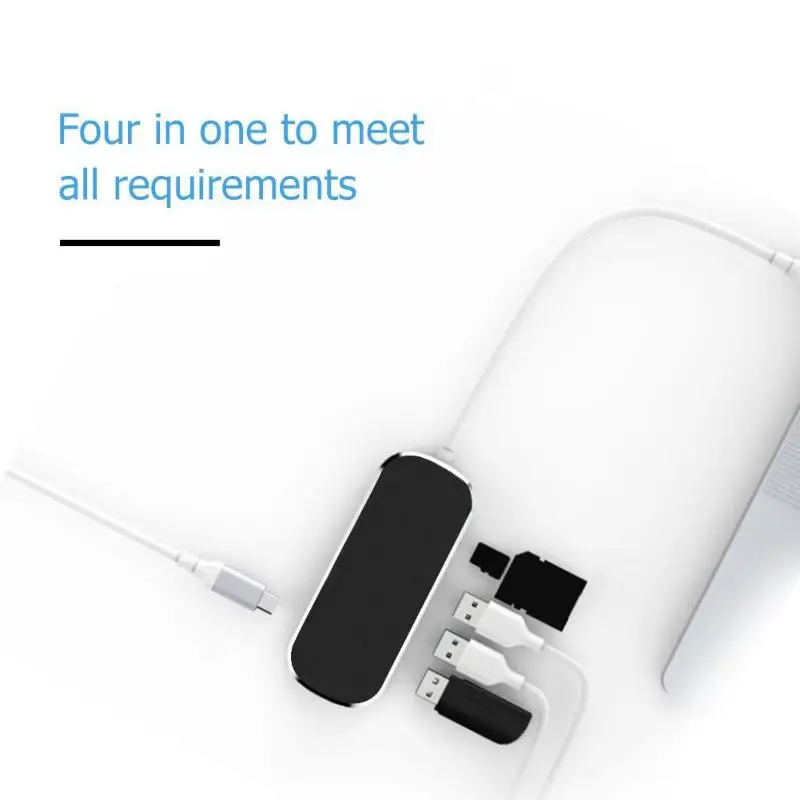 6 in 1 USB C Hub Type C to USB 3.0 PD TF Card Reader Adapter for MacBook 2019 New Computer Peripherals USB Hubs Wholesale 6 in 1 USB C Hub Type C to USB 3.0 PD TF Card Reader Adapter for MacBook 2019 New Computer Peripherals USB Hubs Wholesale