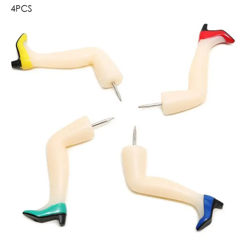 

Creative Styling Pin Beautiful Legs Shaped Thumbtack Decorative Pushpin For Office Stationery Message Board