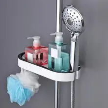 Регулируемая душевая стойка для ванной комнаты, мыльница, коробка для ванной, держатель для полки, мыло, поддон для хранения душа, шампунь, банное полотенце, поднос