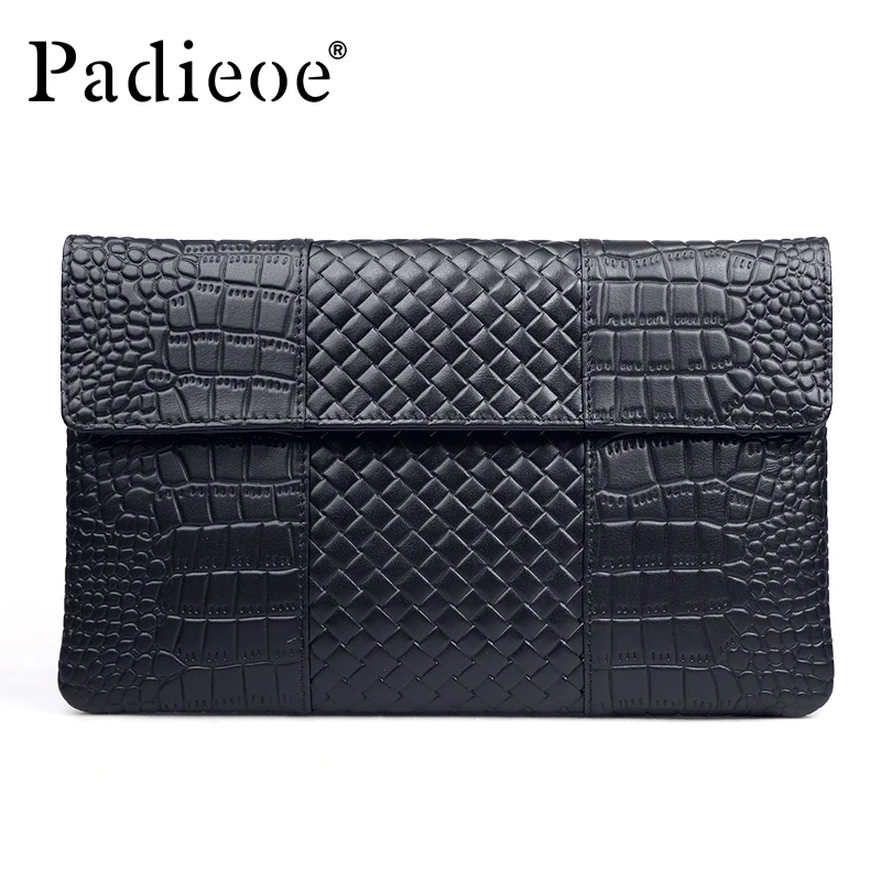 

Padieoe bolsa masculina de couro clutch bag purses and handbags luxury envelope fashion