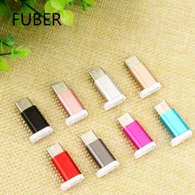 Адаптер для мобильного телефона USB-C type-C к Micro USB адаптер для зарядки данных для samsung S8 для Oneplus 5 для huawei P20 цвет радуги