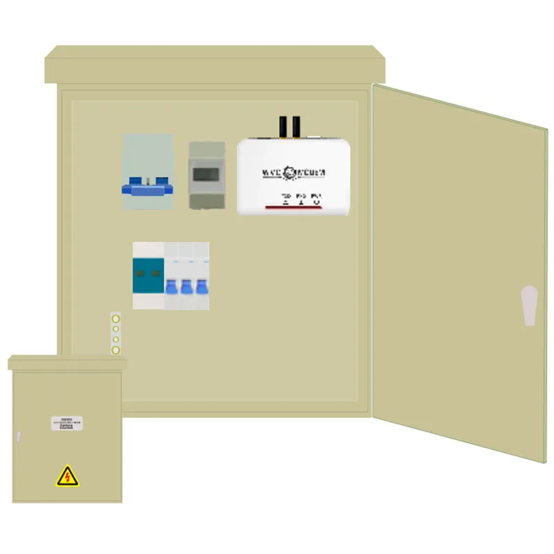 

New!!! SolarBox transfer the micro inverter's data to KDM server by WVC-Modem PV intelligent system running mode