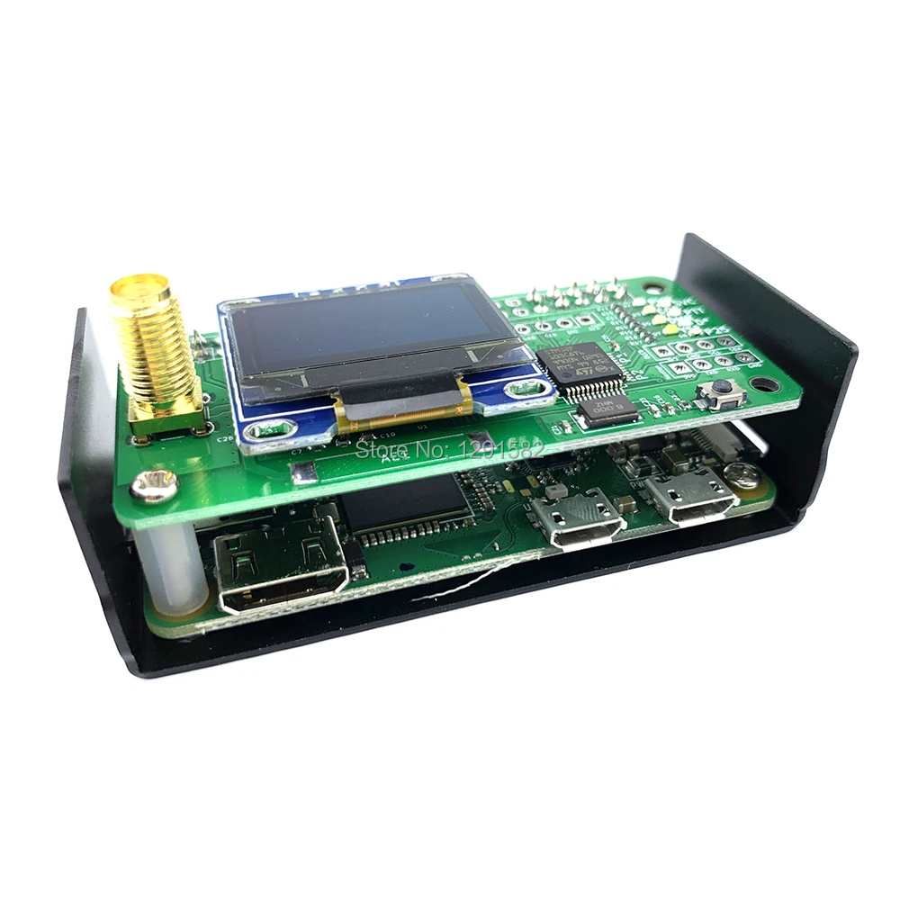 Jumbospot поддержка hotspot MMDVM P25 DMR YSF + raspberry pi OLED антенна черный чехол 16 ГБ TF карта