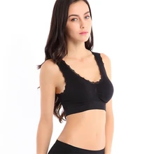 Новейший женский кружевной цельный бесшовный бюстгальтер без косточек, мягкие удобные Майки, нижнее белье, спортивная одежда, женские жилеты, бюстгальтеры с подкладкой