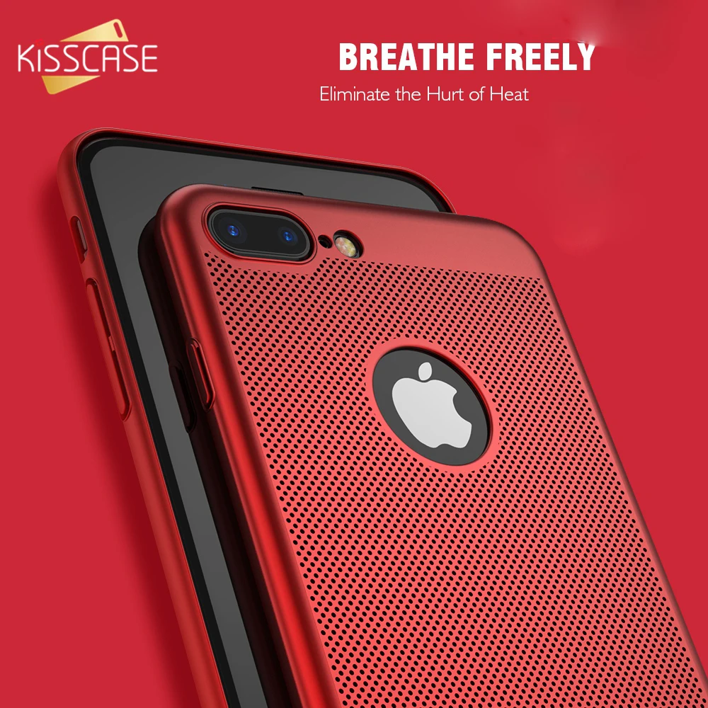 Ультратонкий чехол KISSCASE для Xiaomi Redmi Note 4X Mi 5 6 жесткие чехлы ПК Samsung S8 S7 edge iPhone 7 8 plus 5S