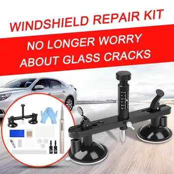 

Auto Glass Repair Kit Glass Crack Pit Repair Car Front Windshield Repair Fluid Glass Repair Kit