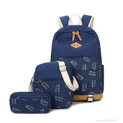 SWYIVY 3 шт. в комплекте рюкзак для женщин 2019, новая мода студент школьная сумка рюкзак синий/зеленый путешествия рюкзаки для Treenage девочек