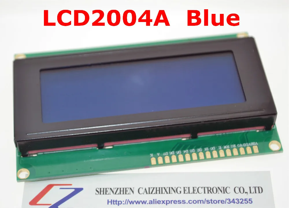 ЖК-дисплей доска 2004 20*4 ЖК-дисплей 20X4 5V синий экран ЖК-дисплей 2004 дисплей ЖК-дисплей модуль ЖК-дисплей 2004 для arduino