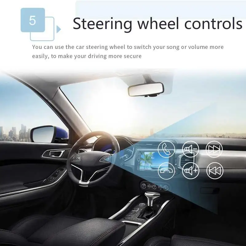 Top MP5 Player Android 7.1 7 Inch Quad Core 16G Memory Touch Screen HD 1080P Car Radio Stereo Bluetooth 2 DIN GPS Navigation 5