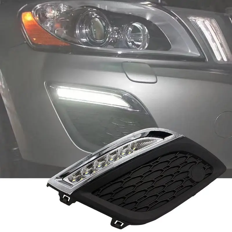 

2pcs Car Accessories Running Front Fog Lights Special Use For Volvo Xc60 Daytime Dedicated Led Daytime