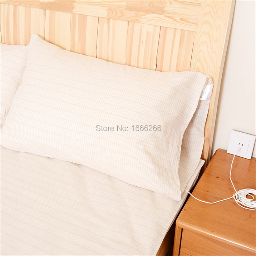 

Conductive Earth Pillowcase With Antibacterial Organic Silver Cotton
