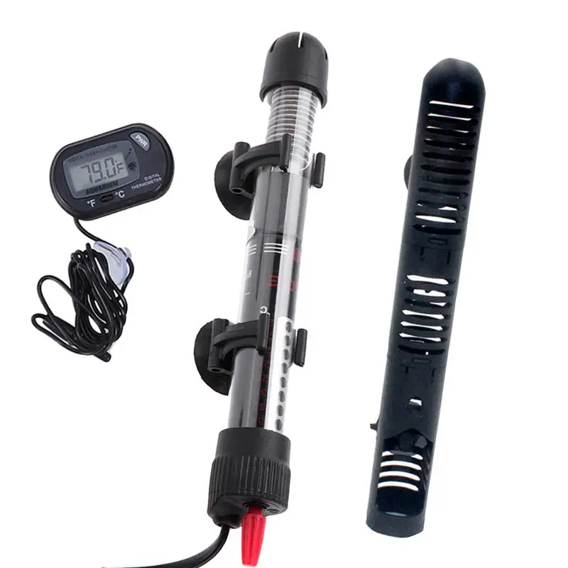 1 Set Durable Glass Practical 100W LED Digital Thermometer Heating Rod