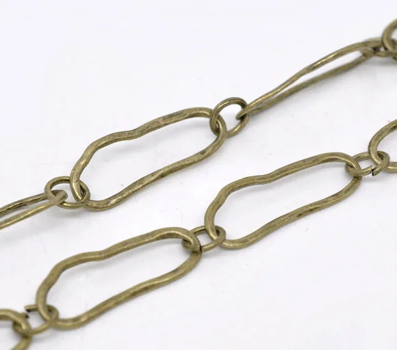DoreenBeads 1 M برونزية لهجة كبيرة وصلة سلسلة النتائج 25x9 مللي متر (B14207) ، ييوو DoreenBeads 1 M برونزية لهجة كبيرة وصلة سلسلة النتائج 25x9 مللي متر (B14207) ، ييوو