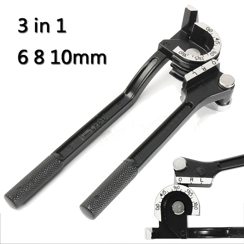 DWZ New 180 Black Aluminum Three in One Copper Pipe Tube Bending Tool