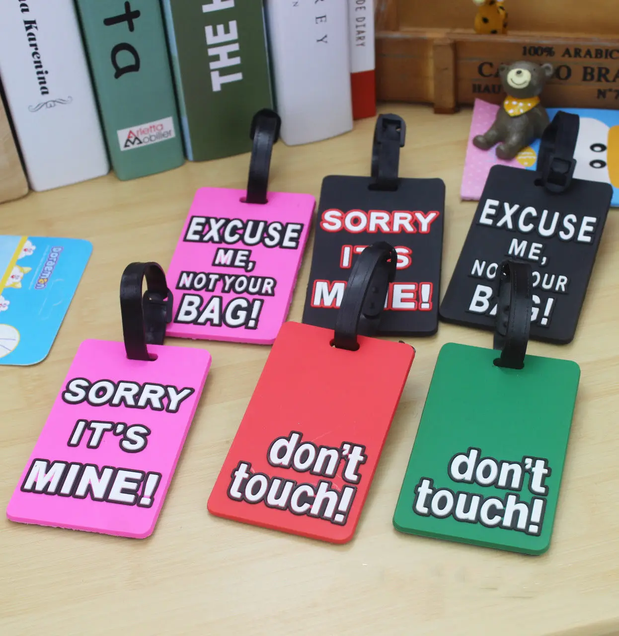 

Silicone Luggage Tags Labels Suitcase Bag Baggage Name Address ID Tag Label Scrapbooking Sets