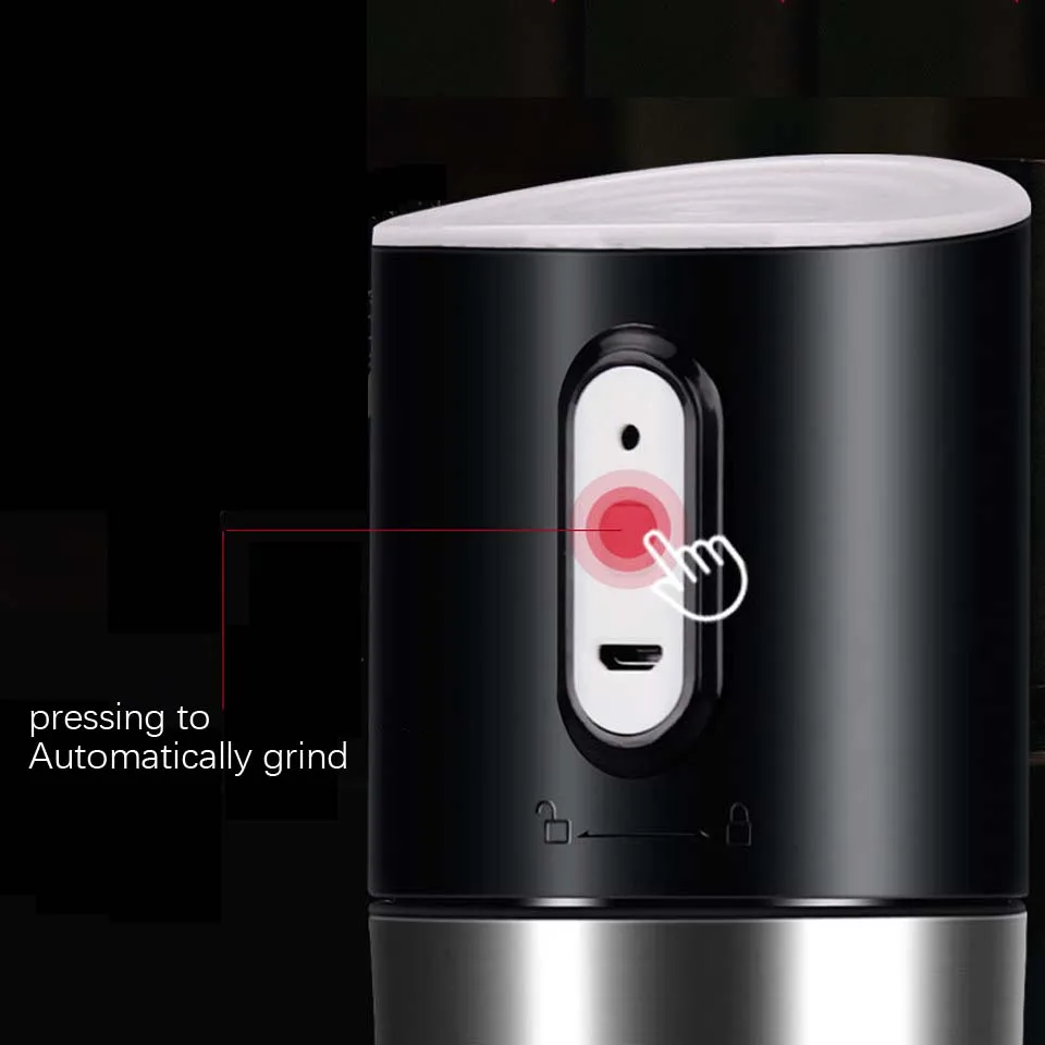 Мини USB перезаряжаемая кофемашина ручная транспортная портативная Кофеварка
