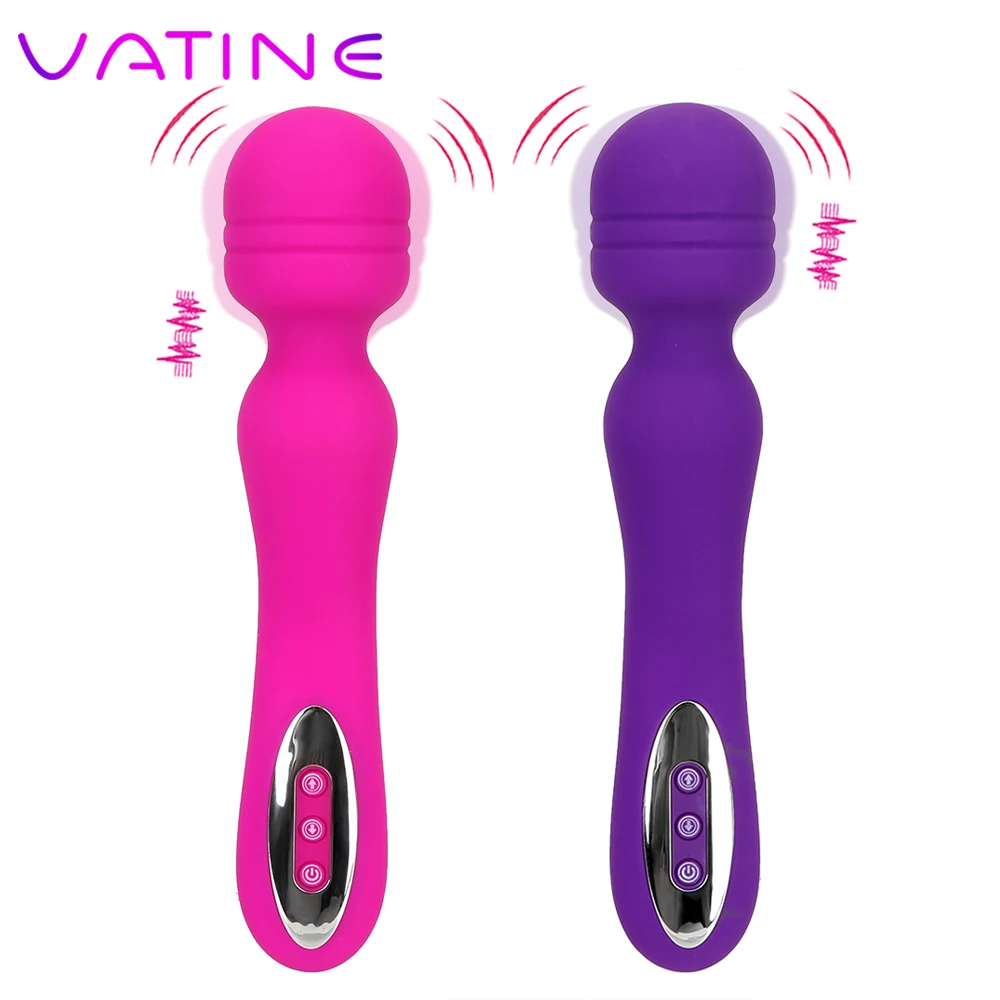 

VATINE AV Stick Vibrator Erotic Sex Toys for Women Magic Wand Massager Clitoris Stimulator Female Masturbation Adult Sex Product