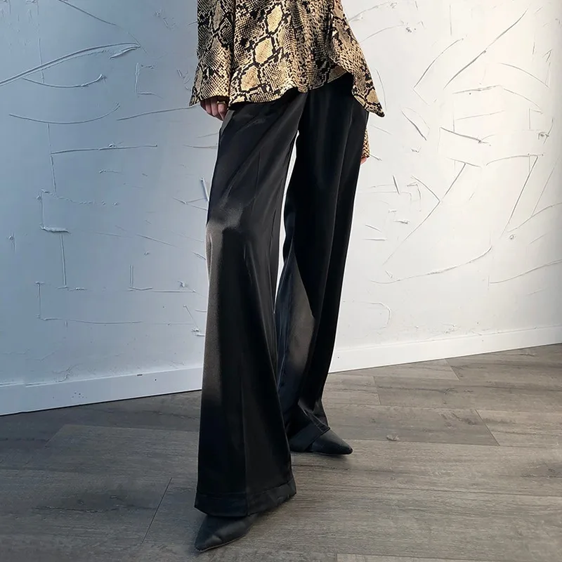  TWOTWNSTYLE Maxi Pants For Women High Waist Zipper Pocket Summer Big Large Size Long Trousers 2019 