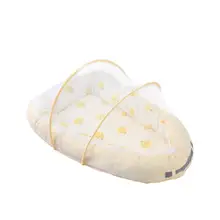 Детская переносная удобная кровать для отдыха дышащая Гипоаллергенная хлопковая моющаяся складная кроватка для спальни маленькая кровать