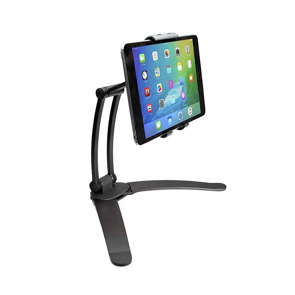 HobbyLane Kitchen Tablet Stand Adjustable Holder Wall Mount For iPad Pro, Surface Pro, iPad Mini d35