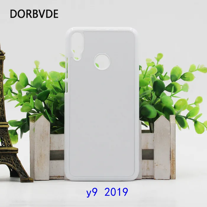 Сублимационный чехол 2D для Huawei Y9 2019 жесткая пластиковая задняя крышка с пустой
