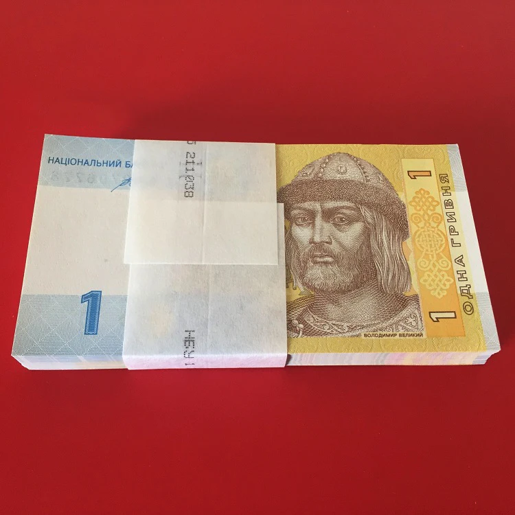 

Ukraine 1 Hryven,100 pcs notes, 1 full Bundle,random year,P-116, UNC, Lot Pack original note