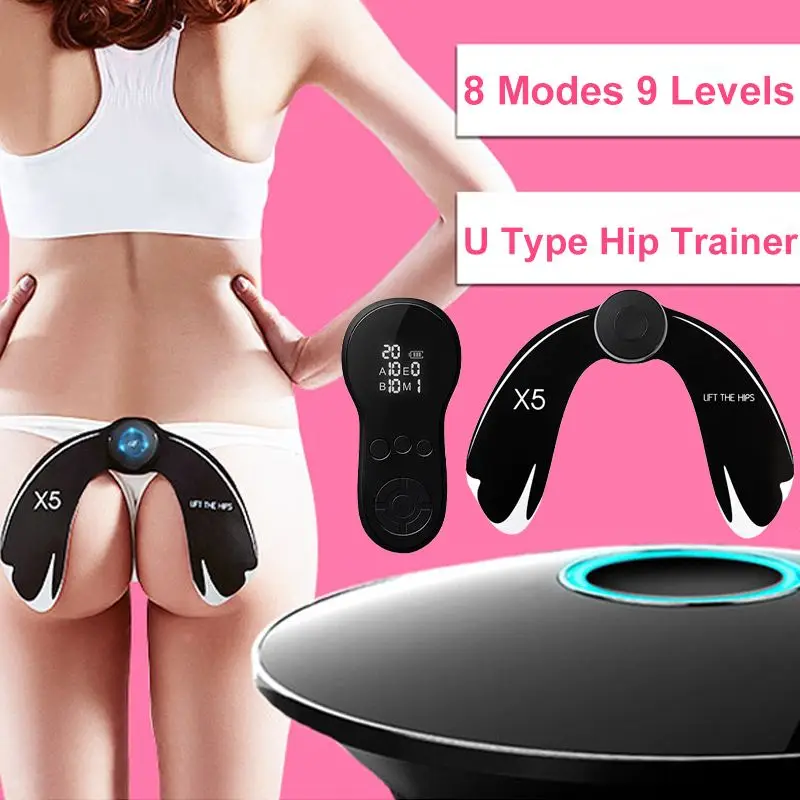 

Smart Household Hip Trainer Body Shaper Lifter Massager Electric Vibration Muscle Stimulator Relaxtion Stimulator Massager