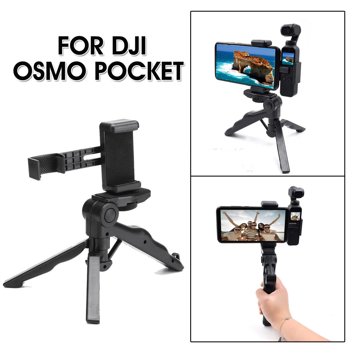 

Freya Mobile Phone Holder Mount Set Fixed Stand Bracket for DJI OSMO POCKETS Handheld Cameras Accessories