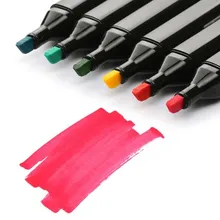 Touchnew 30/40/60 Коло rpainting сенсорный экран с двойной головкой цвет масляная маркер установить студенческий Дизайн Ручная роспись перо