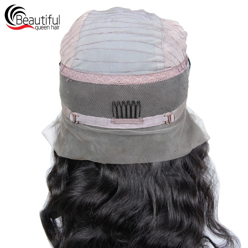 360 Lace Frontal Body Wave Wig Brazilian Human Hair With Baby Hair Wig 130 Density Natural Color Remy Hair Beautiful Queen 10-24