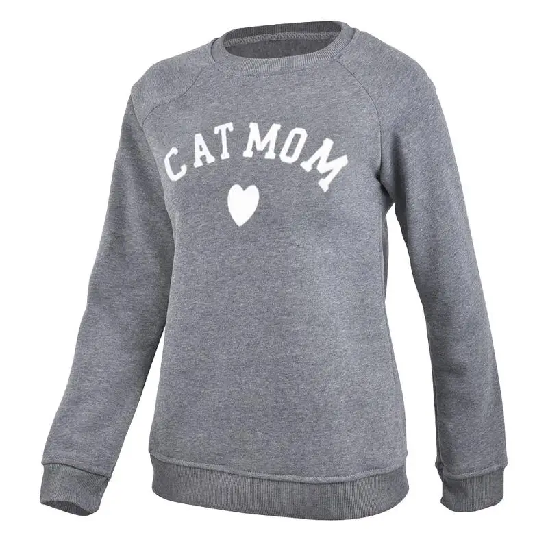 Heart Shaped Print Hoodies Fashionable Female Regular Long Sleeve Round Neck Solid Color Hoodies Newly Women Printing Pattern Heart Shaped Print Hoodies Fashionable Female Regular Long Sleeve Round Neck Solid Color Hoodies Newly Women Printing Pattern
