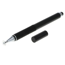 2 в 1 емкостный стилус все сенсорный экран ручка с присоской для samsung черный