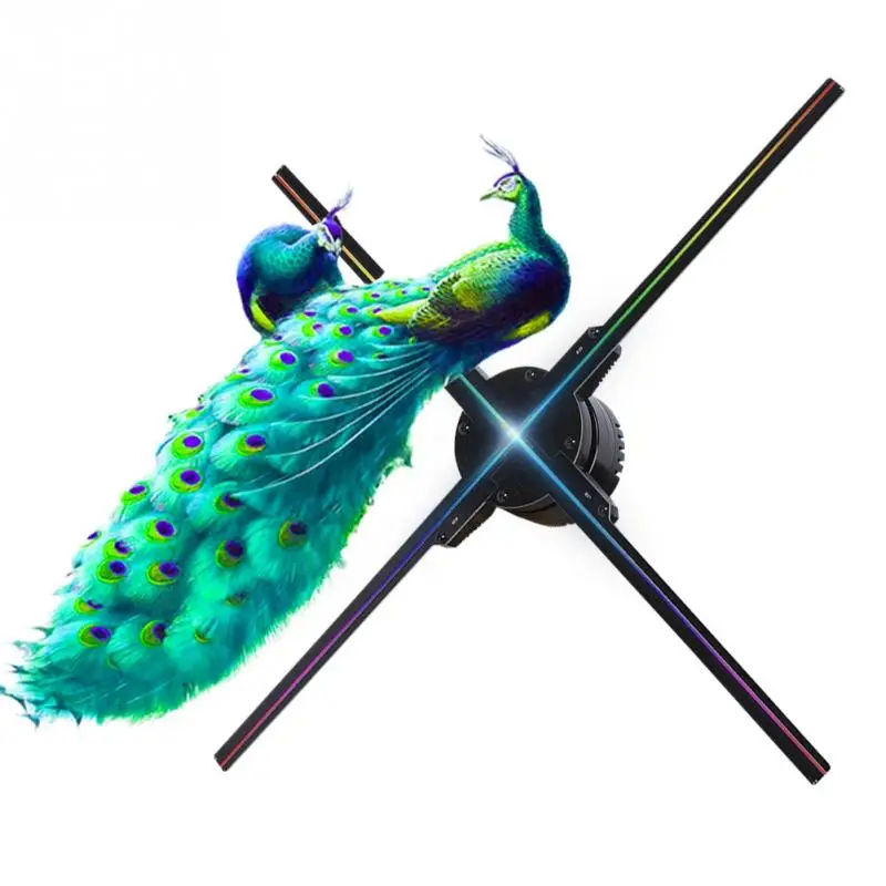 

LED Holographic Projector 1080P 3D Holographic Hologram Player with 720 LED Lamp Beads Built-in 16G TF Card AC 100V~240V 50/60HZ