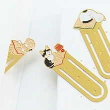 4 шт./партия w15 офисный Кот красивый w59 полый книжный знак творческие студенческие принадлежности для детей металлические закладки