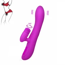 Adult Toys Clitoris Stimulation font b Dildo b font Vibrator Silicone Sex Toys G spot Vagina