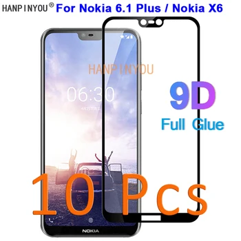 10 ピース/ロットため OPPO F9/F9 プロ/R17/R17 プロ 5D フル接着剤カバー強化強化ガラスフィルムスクリーンプロテクターガード