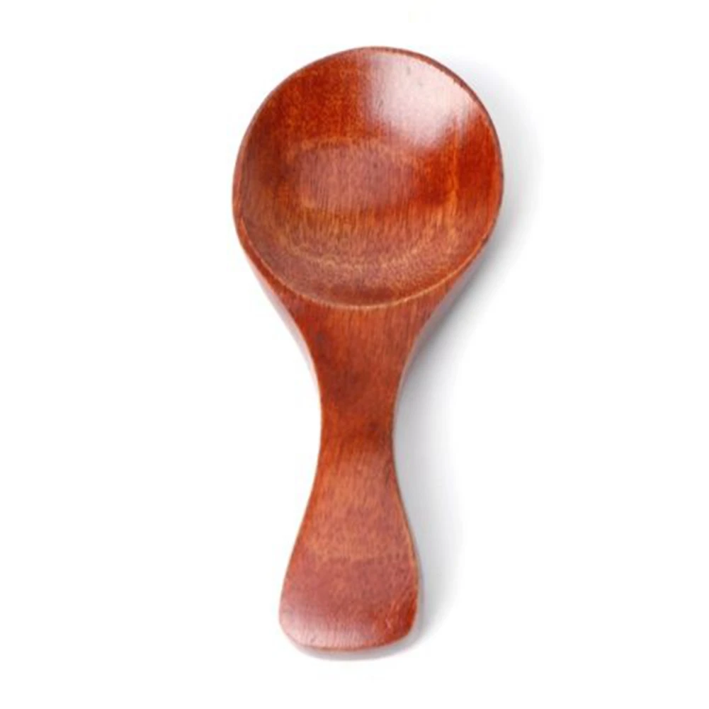 

Mini Wooden Spoon, Small Little Wooden Spoon for Scoop Tea Honey Coffee Condiment Salt Sugar (Burlywood)