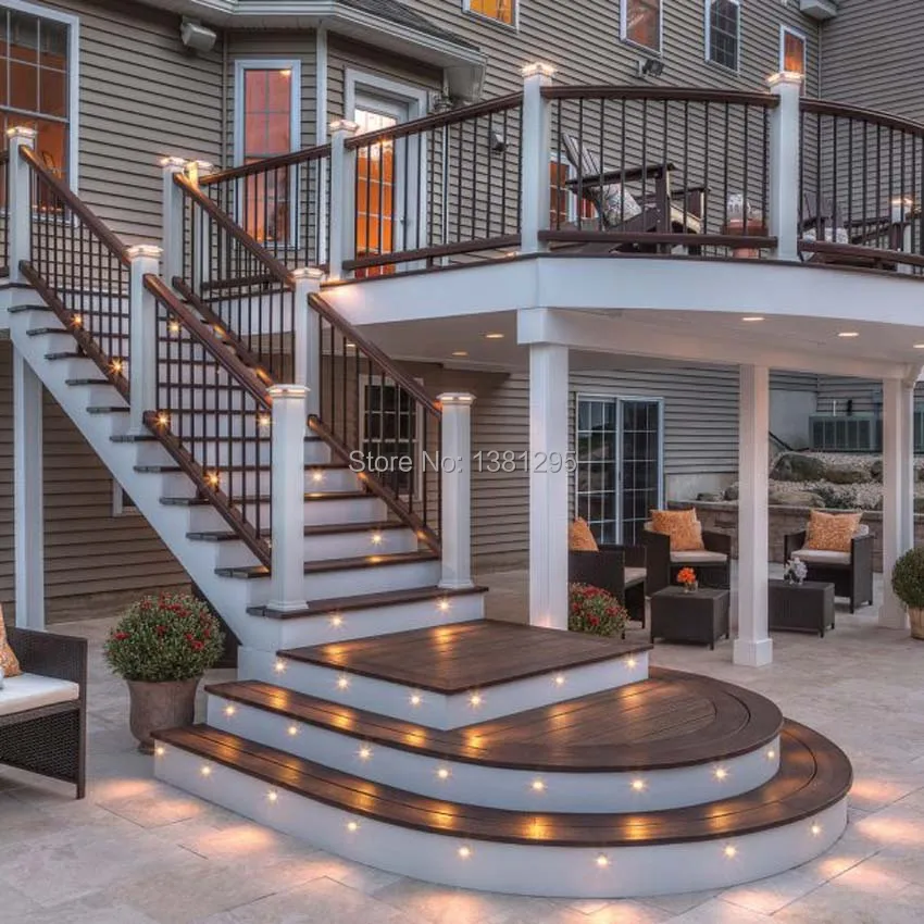 Светодиодный встраиваемый напольный светильник 12 в 1 вт|landscape lighting|led step light