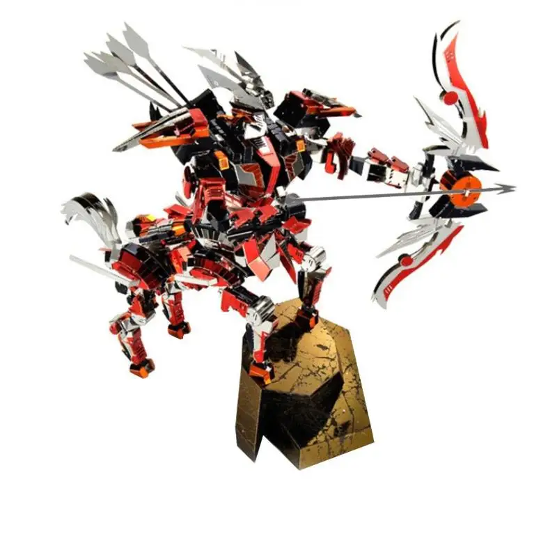 

3D DIY Metal Puzzle Half Horse Assemble Model Laser Cut Jigsaw Blocks Toys Kits Microworld Cathedral Building Figures Kids Toy