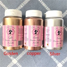 Помадка торт Макарон французский шоколадный порошок золото Клэр Боумен торт Кружева Золото Серебро Медь тонер