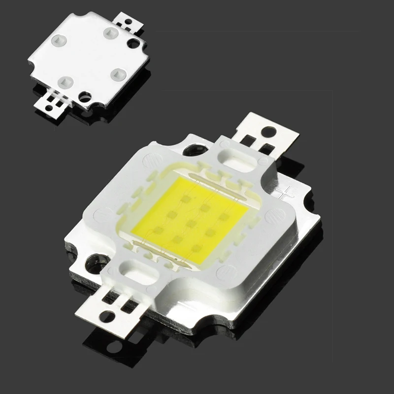 Новое высокое Мощность, самодельные Украшения для волос 10W 12V 900-1000LM 6000-6500K белый яркий светодиодный модуль с чипом для Светодиодный ламп#35