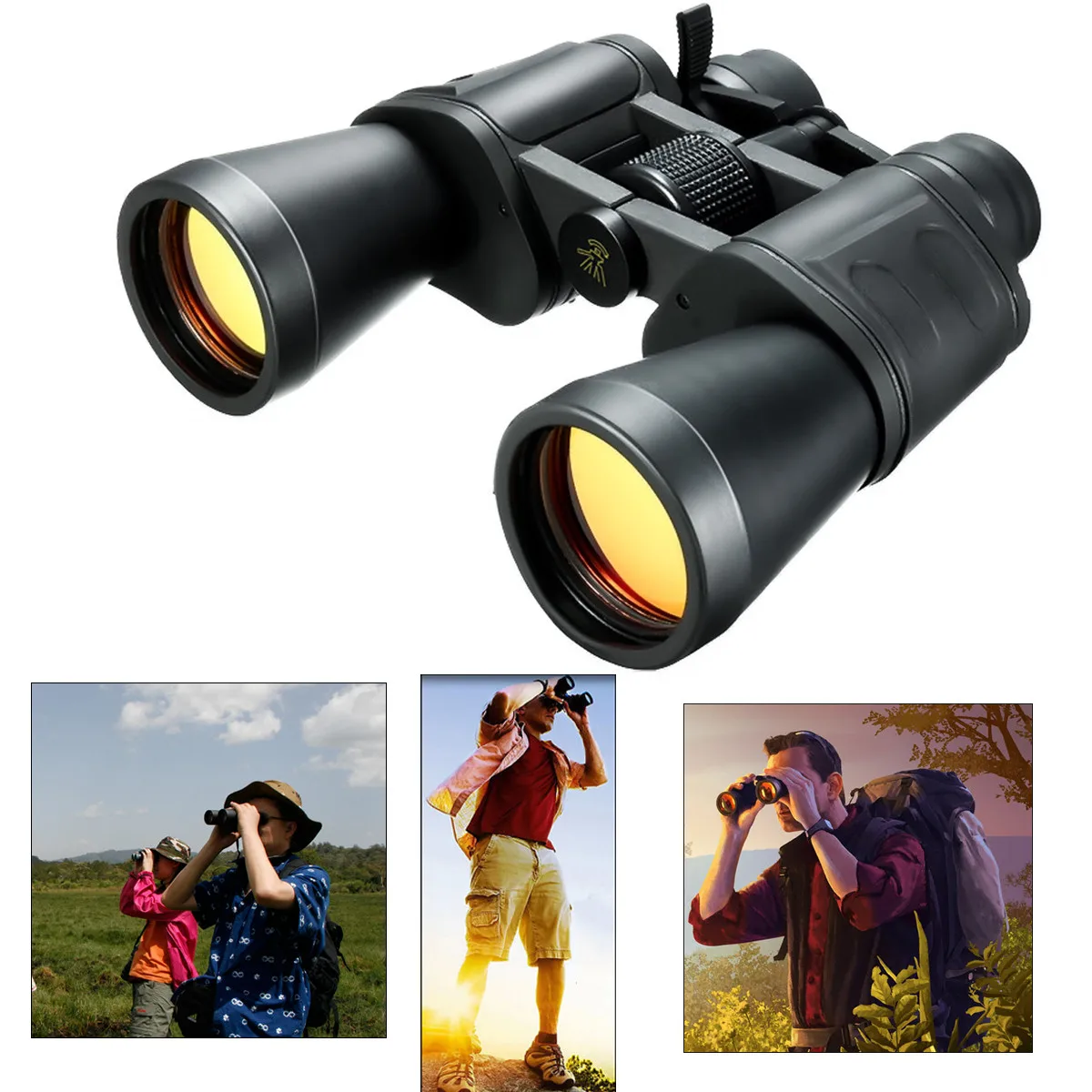 

10-180 x 100 Zoom Day Night Vision Binocular Telescope Objective Lens High Power HD Adjust Night Vision for Hunting Watching Cam