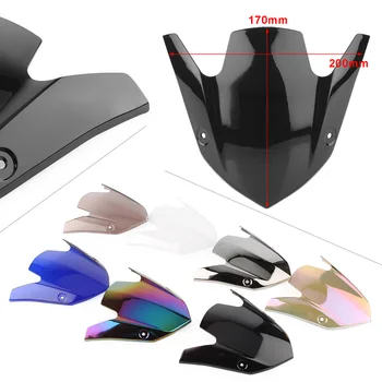 

Motorcycle Windshield Windscreen Double Bubble For Kawasaki Z1000 2014 2015 2016