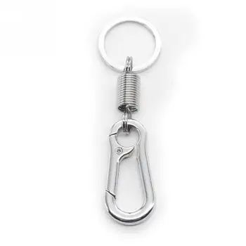 

Hot Carabiner Stainless Dteel Gourd Buckle Carabiner Keychain Waist Belt Clip Anti-lost Buckle Hanging Retractable Keyring #63