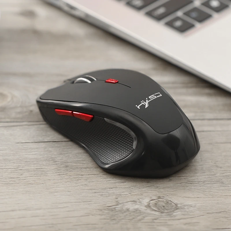 HXSJ черная Беспроводная мини Bluetooth 3,0 оптическая мышь 2400 точек/дюйм игровая мышь