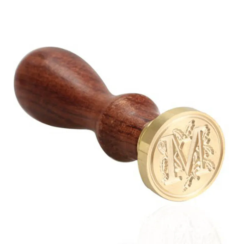  Retro Sealing Wax Stamp Multifunction 1Pcs Wood Handle DIY Envelope Card Decoration Birthday Weddin - 32992927392