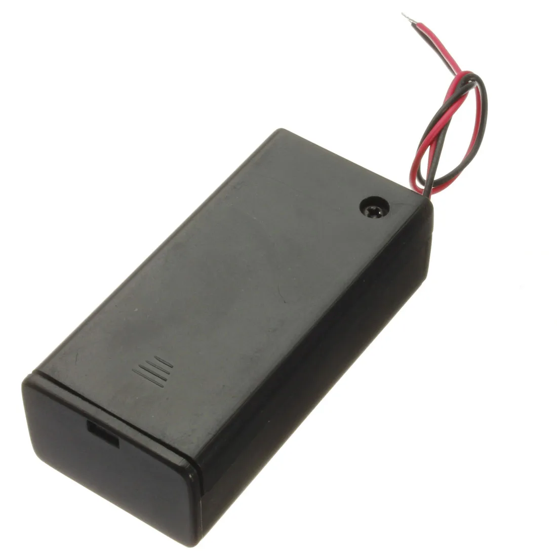 

9V Enclosed Battery Holder Box Case Storage Slot With ON/OFF Power Switch With Wires