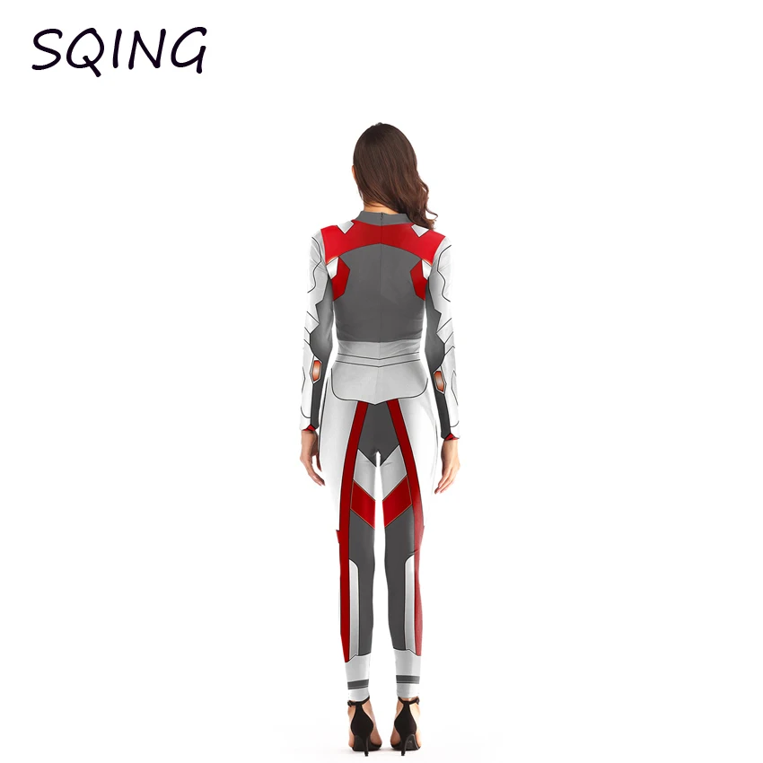 SQING Anime Cosplay Avengers Endgame Suits Tshirt Coat Swimsuit Women Quantum Realm Cosplay Costumes Halloween Costume for Women